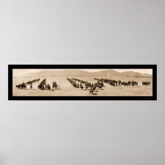 Artillery El Paso TX Huge Photo 1916 Poster