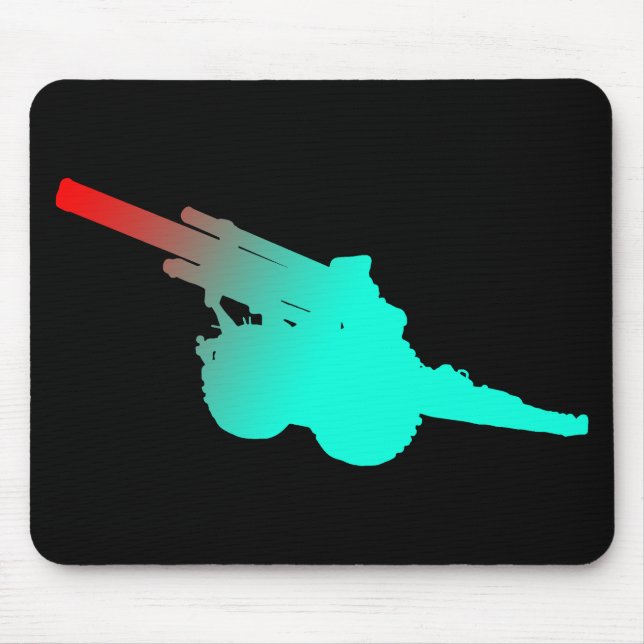 Artillery Gun Mousepad Musmatta (Framsidan)