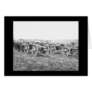 Artillery in Richmond, VA 1862 Hälsningskort