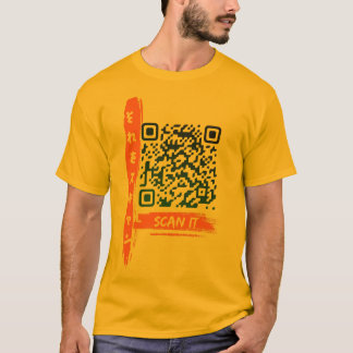 Artimis Unik design QR-kodsökning för att besöka I T Shirt
