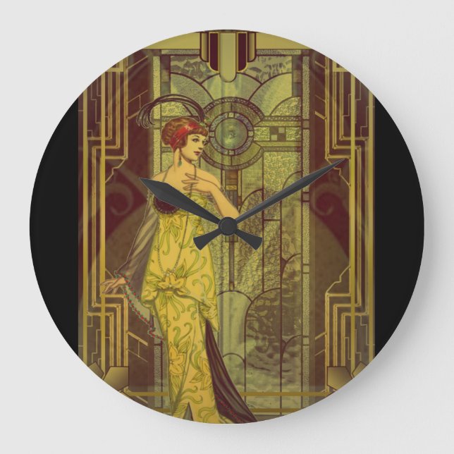 Årtiondet av elegans stor klocka (Framsida)