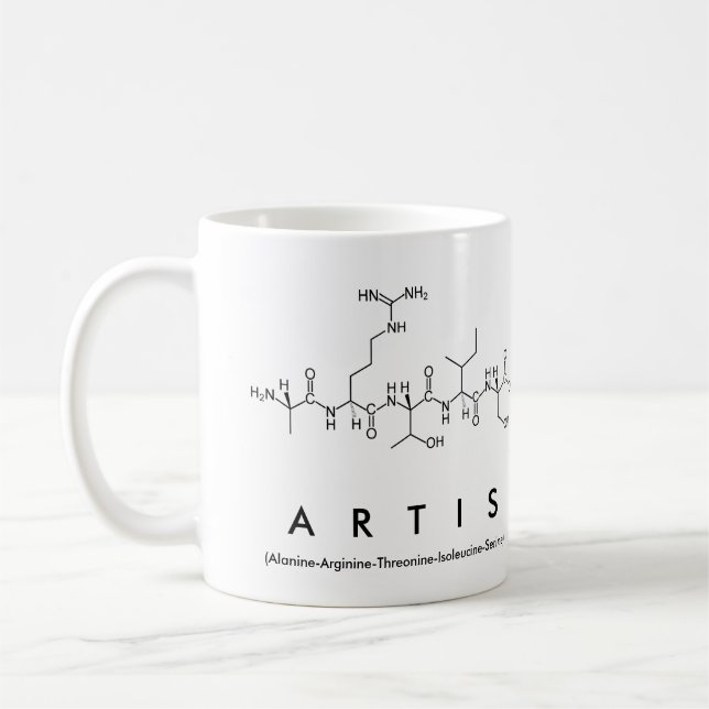Artis peptide namn mugg (Vänster)