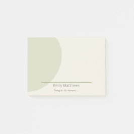 Artisan 4x3 Notes Sage Minimalist Brand Post-it Block