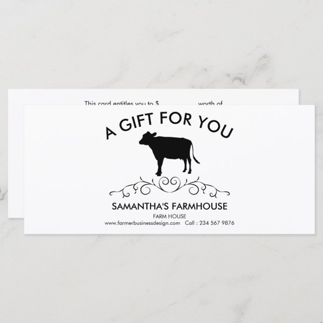 Artisan Cattle Farm (Fram/baksida)