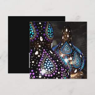 Artisan Craft Gourd Turkiska landternor Acrylic Ar Inbjudningar