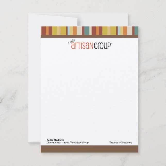 Artisan Group Note Cards (Kellie) Anteckningskort (Framsida)