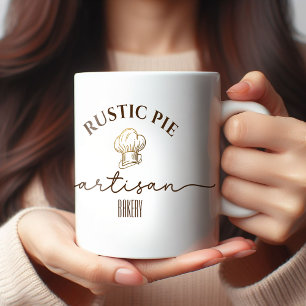 Artisan Home Bakery Guld Chef Hat Kaffemugg