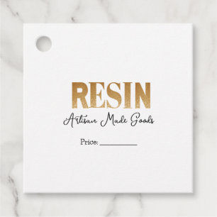 Artisan Made Goods Resin Prisa Märkre Gåvor Etiketter