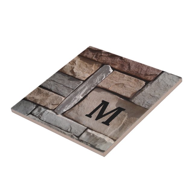 Artisan Masonry Monogrammed Trivet Kakelplatta (Sidan)