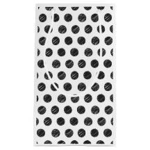 Artisan Polka dots Black White Roligt Chic Hand pl