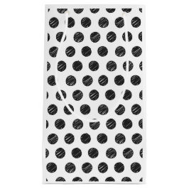 Artisan Polka dots Black White Roligt Chic Hand pl