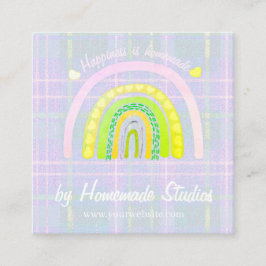 Artisan Rainbow 'Happiness is Homemade' 