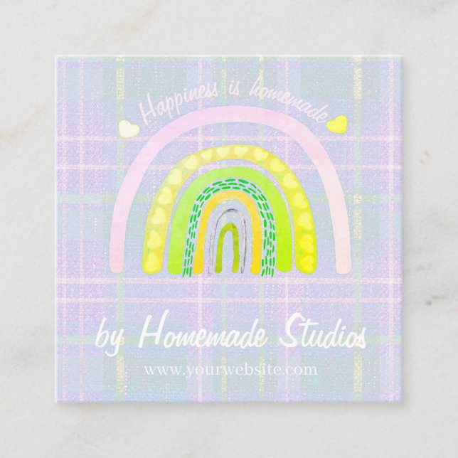 Artisan Rainbow 'Happiness is Homemade'  (Framsida)