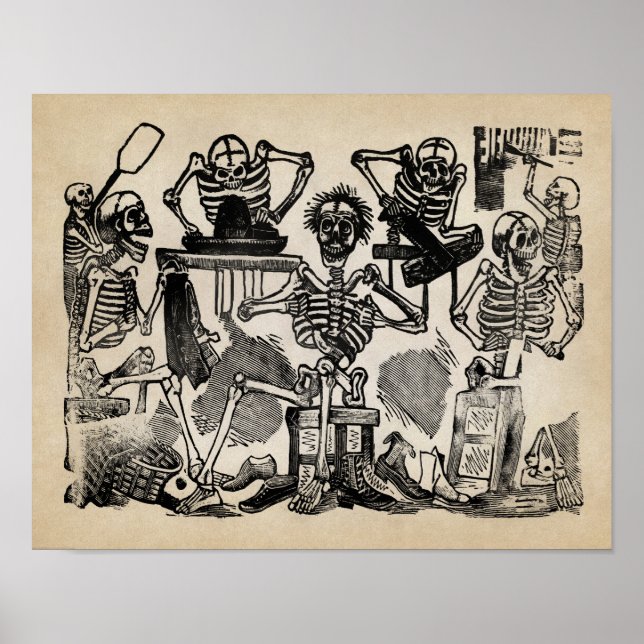 Artisan Skeletons Poster (Framsidan)