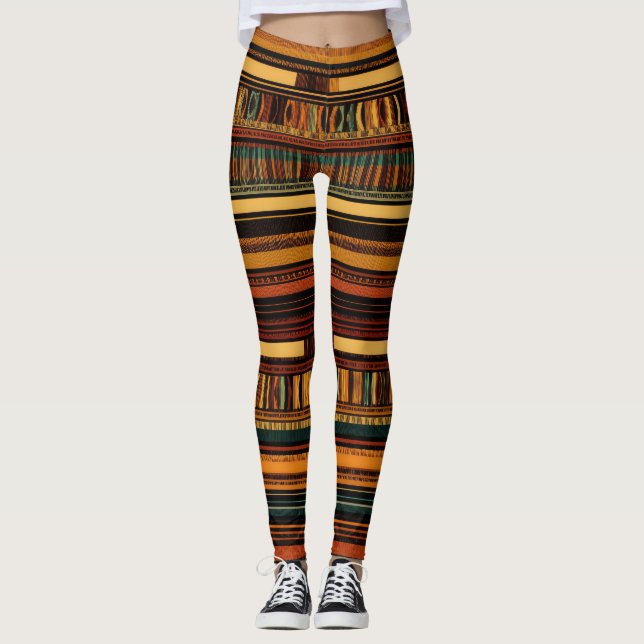 Artisan Tribal Elegance Leggings (Framsida)