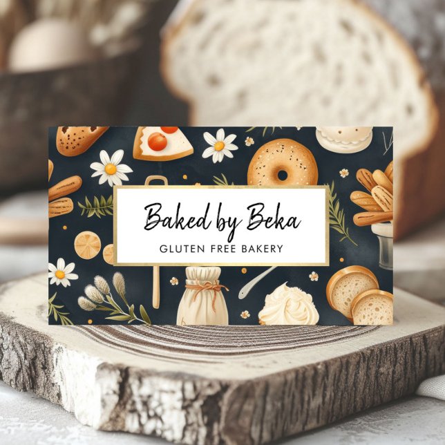 Artisanal Delight Bakery, Bread, Pastries Visitkort (Skapare uppladdad)