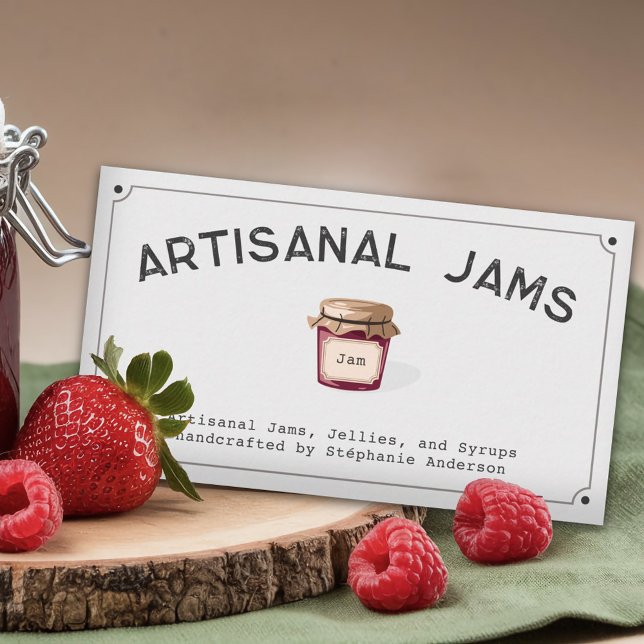 Artisanal Sylt Visitkort (Artisanal Jams Business Card)
