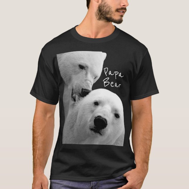 Artisk Polar Bear par Kärlek Tenderness Passion T Shirt (Framsida)