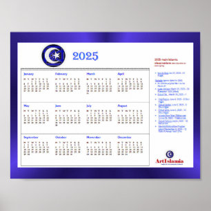 ArtIslamia 2025 Islamiska Religiösans evenemangska Poster