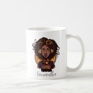 Artist Afro Woman Kaffemugg