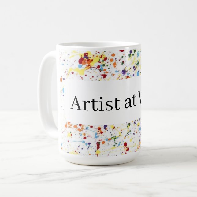 "Artist at at Work" Kaffemugg (Framsida vänster)