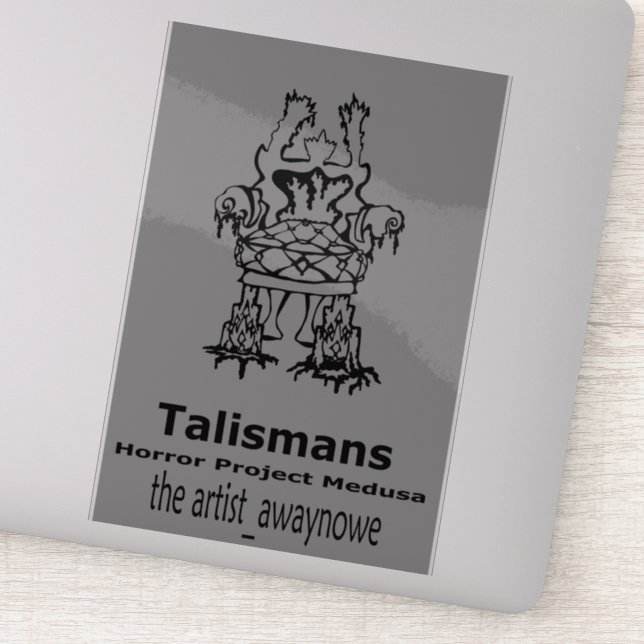 artist_AwayNowe Talismans V5 Drawing Klistermärken (Detalj)