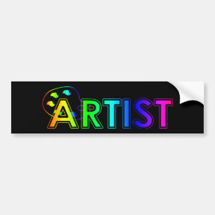 Artist Bumper Sticker Bildekal