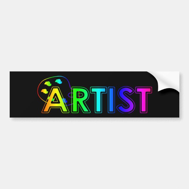 Artist Bumper Sticker Bildekal (Framsidan)
