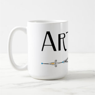 Artist Decorative Line Kaffemugg