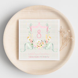 Artist Dusty Rosa Greenery Coquette Birthday Pappersservett