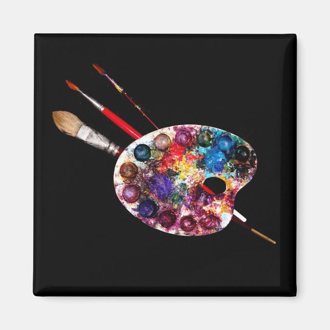 ARTIST FÄRG PALETTE,Painter Magnet (Framsidan)