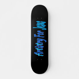 Artist för Jesus 3 Kor Blue Mini Skateboard Bräda 18,5 Cm