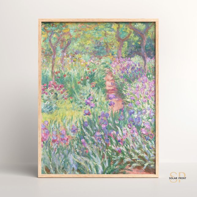 Artist Garden in Giverny 1900 Claude Monet Berömd Poster (Skapare uppladdad)
