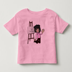 Artist Girl Easel Shirt Tröja