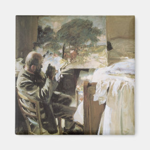 Artist i Hans Studio av John Singer Sargent Magnet