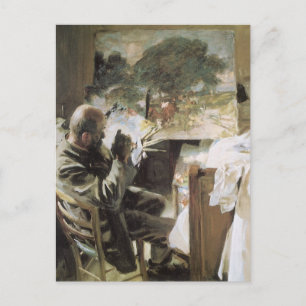 Artist i Hans Studio av John Singer Sargent Vykort