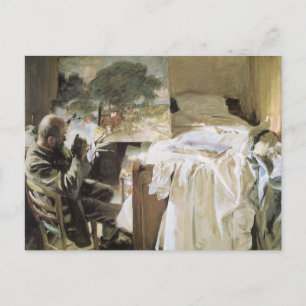 Artist i Hans Studio av John Singer Sargent Vykort