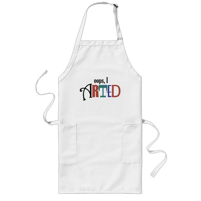 Artist Long Apron Långt Förkläde (Framsidan)