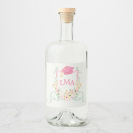 Artist Monogram Studenten Spritflaskor Etikett