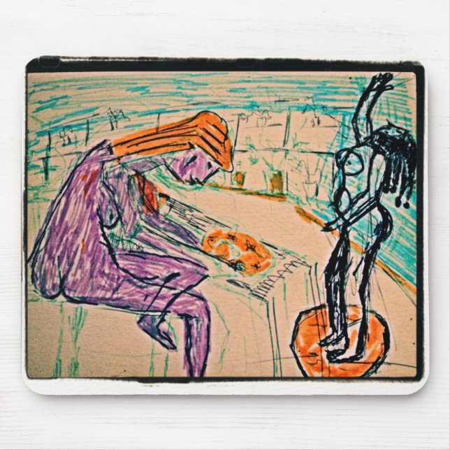Artist och modell musmatta (Framsidan)