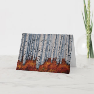 Artist om hälsningskort för hösten Aspen Alison Ga Kort