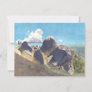 Artist på Kalifornien Kusten Vykort