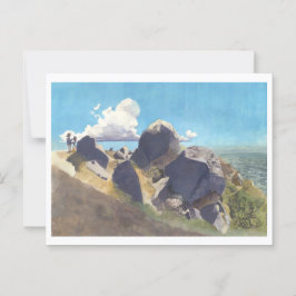 Artist på Kalifornien Kusten Vykort