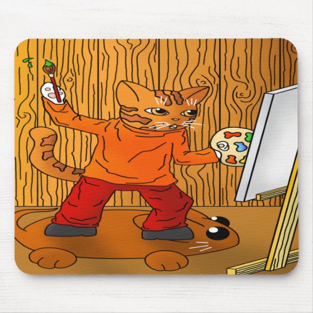 Artist Painter Cat Musmatta (Framsidan)
