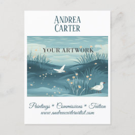 Artist Painter Promotional Vykort