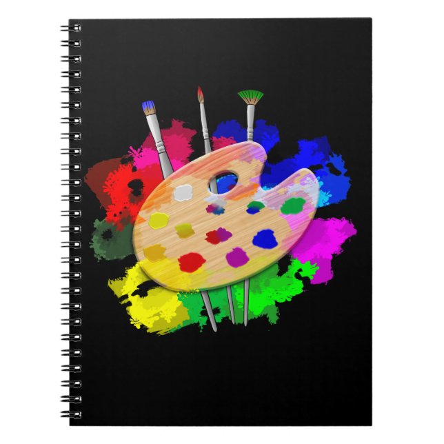 Artist Palette Artist Anteckningsbok (Framsidan)