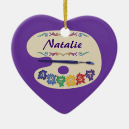 Artist Palette på Lila Ornament