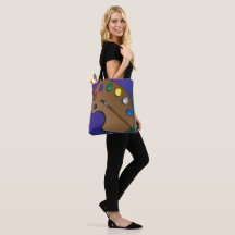 Artist Palette Thated Shoulder Tote
