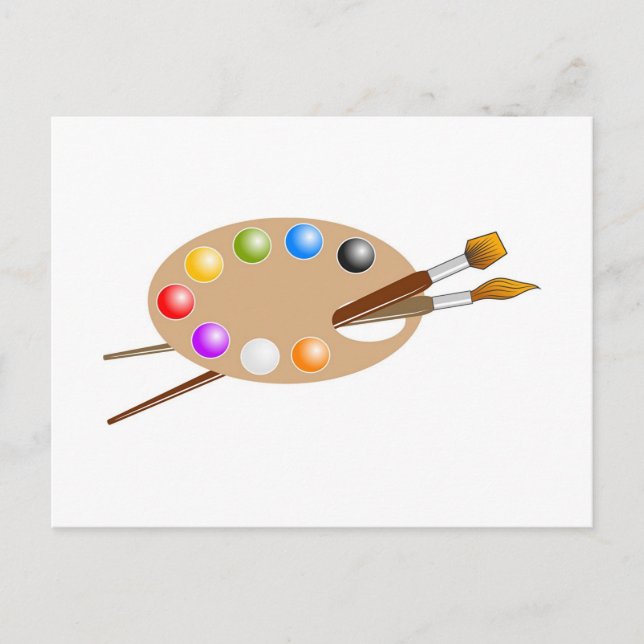 Artist Palette Vykort (Framsida)