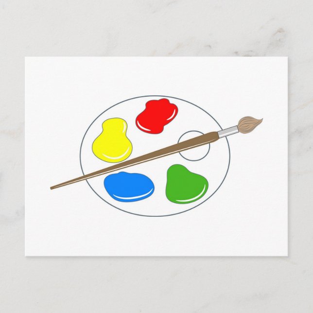Artist Palette Vykort (Framsida)
